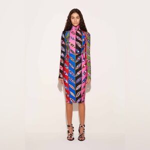 🔥Emilio Pucci Abstract Pencil Skirt MEDIUM (SKIRT ONLY)